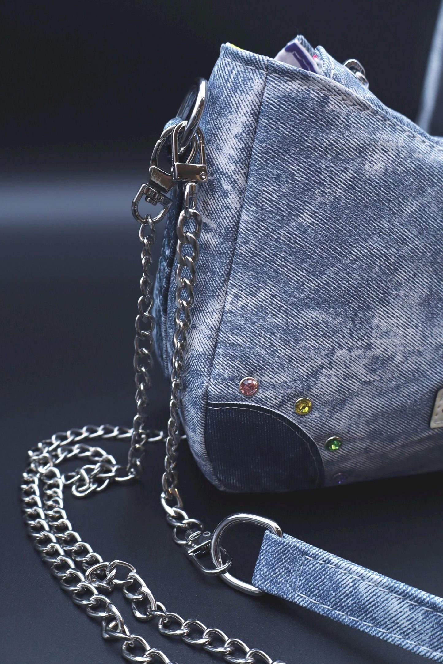 Annabelle Shoulder Bag/ Annabelle Crossbody Bag/ Denim Purse/ Shoulder Bag/ Crossbody Bag