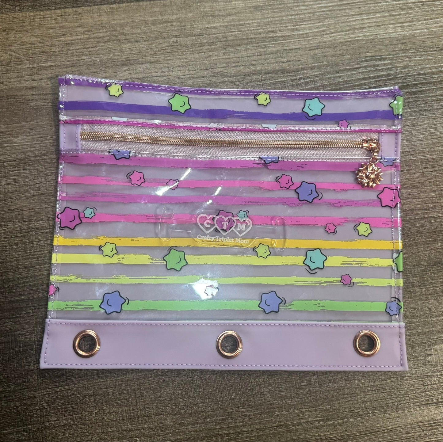 3 Ring Binder Clear Pencil Pouch SEWING PATTERN