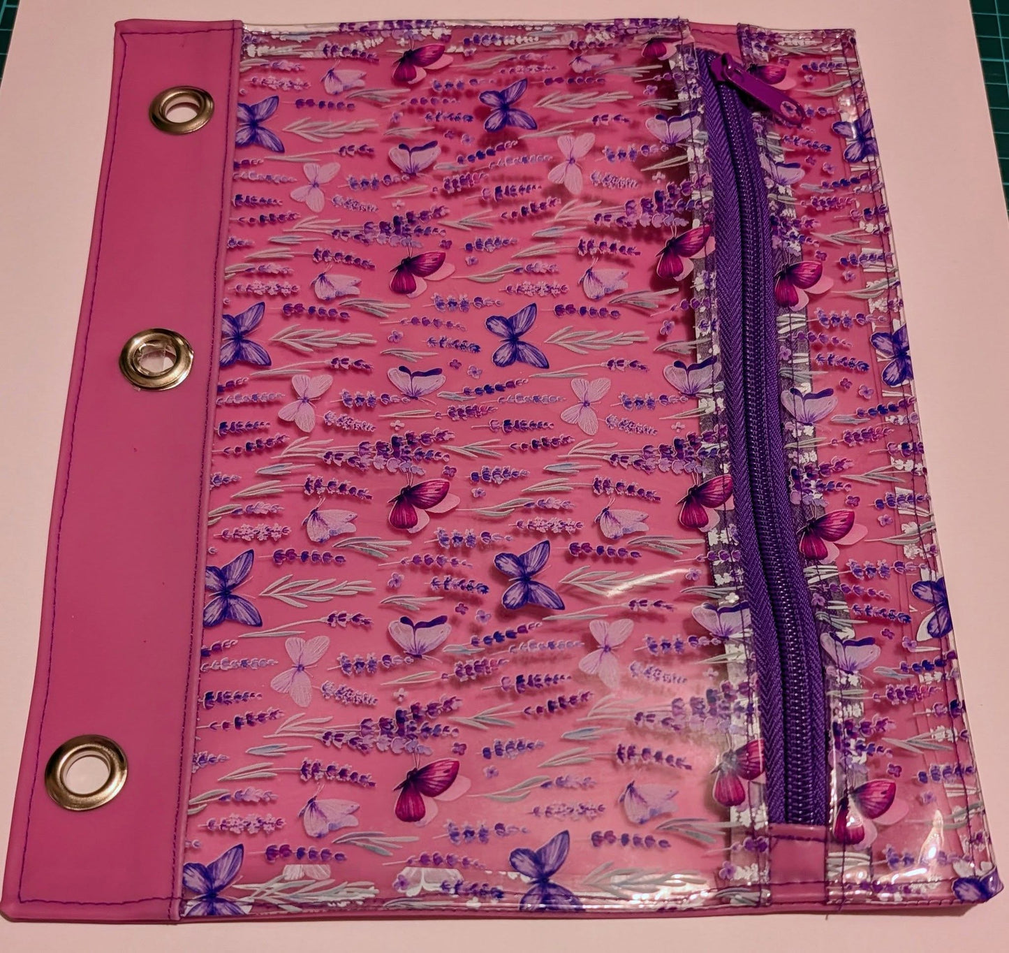 3 Ring Binder Clear Pencil Pouch SEWING PATTERN