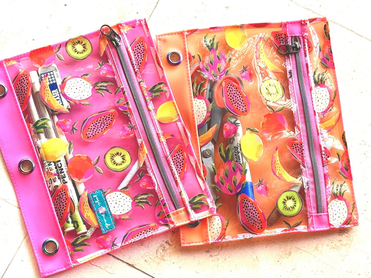 3 Ring Binder Clear Pencil Pouch SEWING PATTERN