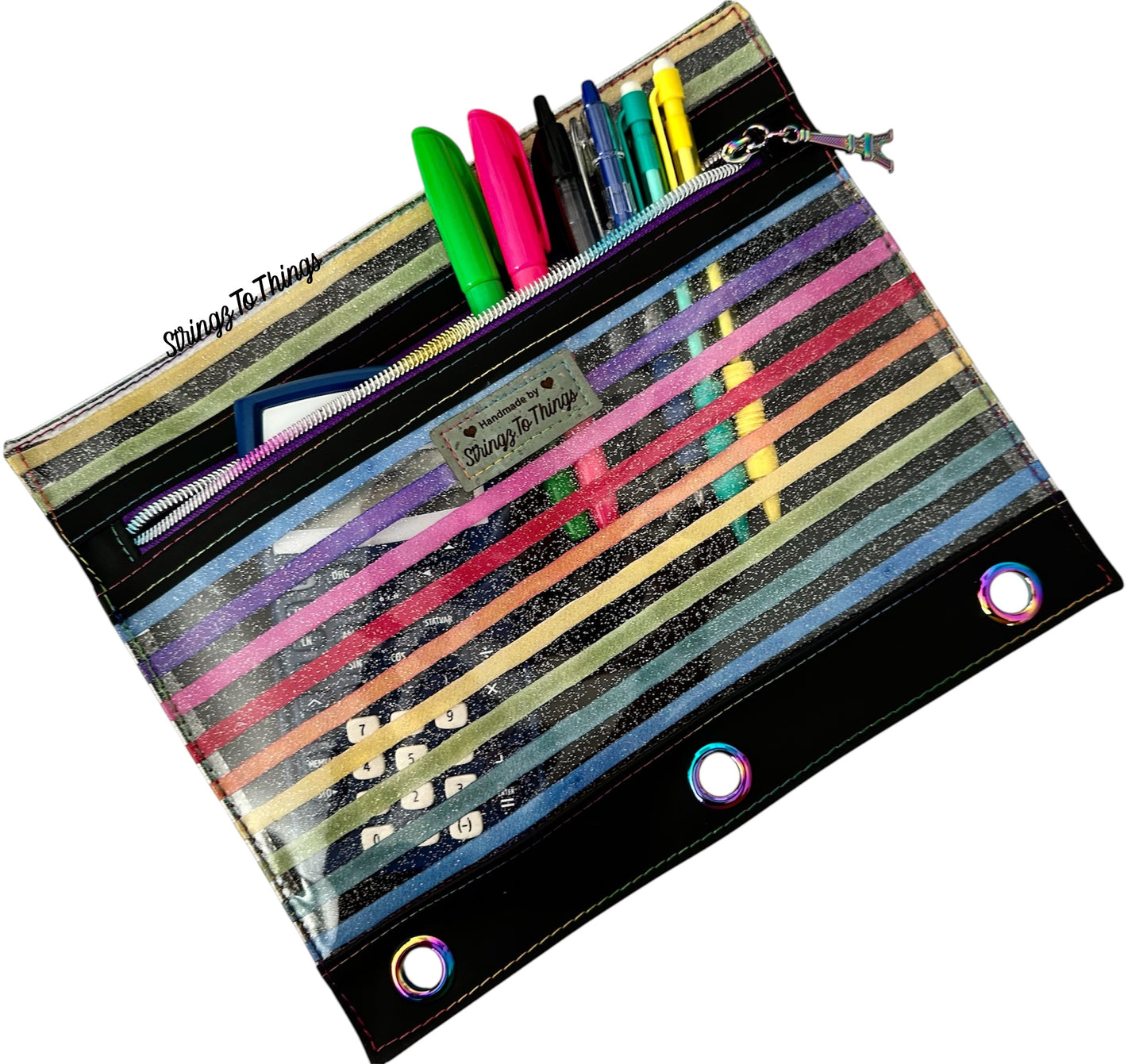 3 Ring Binder Clear Pencil Pouch SEWING PATTERN