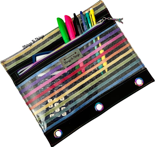 3 Ring Binder Clear Pencil Pouch SEWING PATTERN