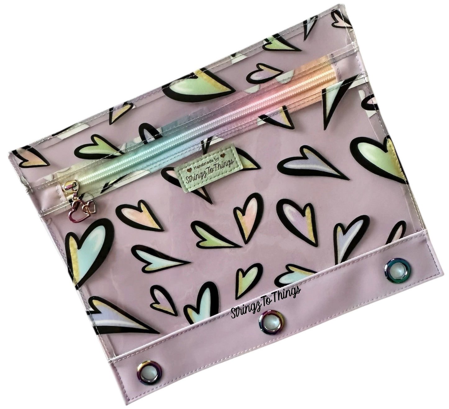 3 Ring Binder Clear Pencil Pouch SEWING PATTERN