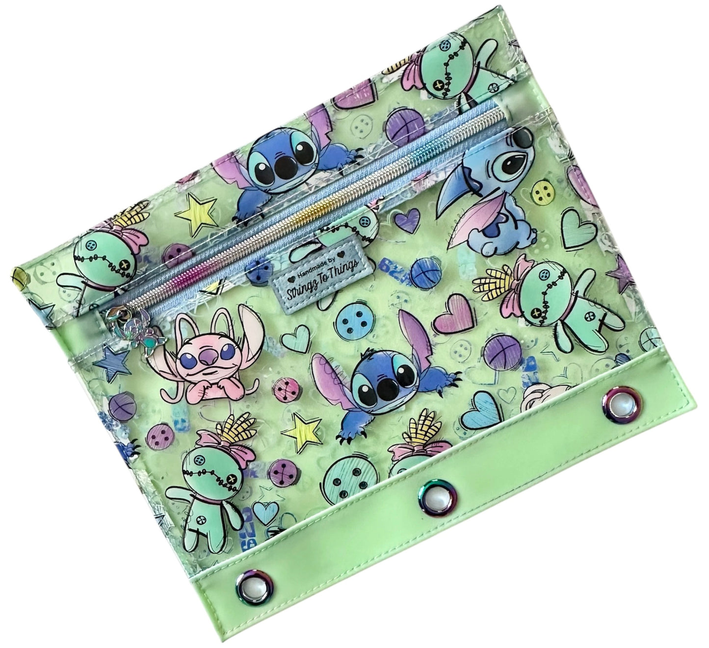3 Ring Binder Clear Pencil Pouch SEWING PATTERN
