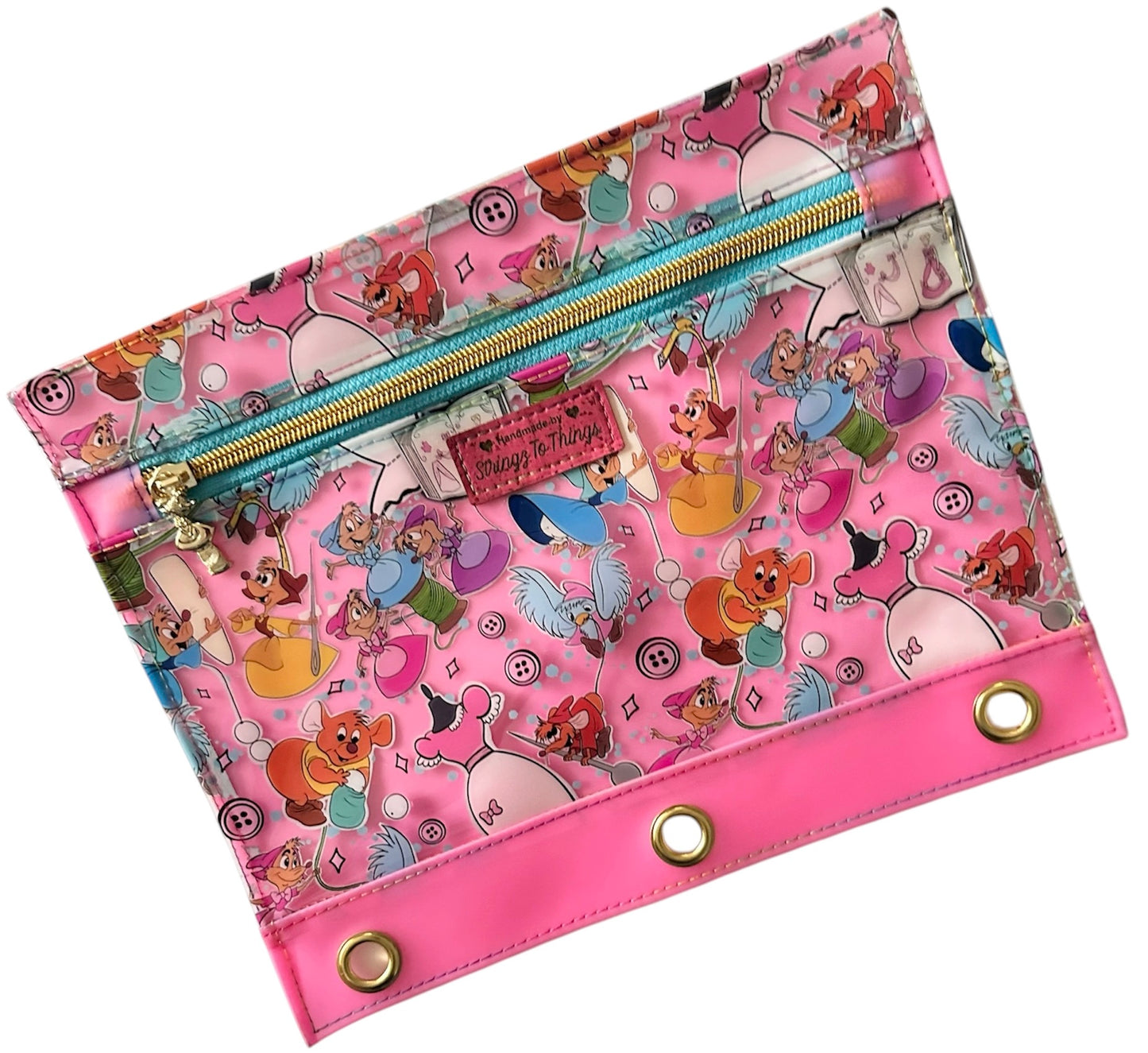 3 Ring Binder Clear Pencil Pouch SEWING PATTERN