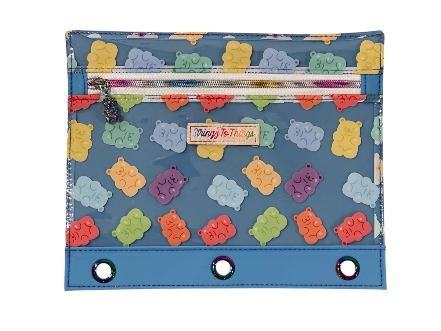 3 Ring Binder Clear Pencil Pouch