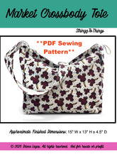 Market Crossbody Tote SEWING PATTERN