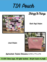 TSA Pouch SEWING PATTERN