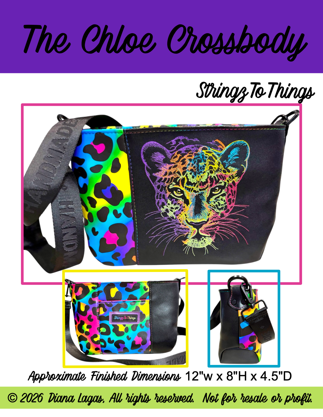 The Chloe Crossbody PDF Sewing Pattern