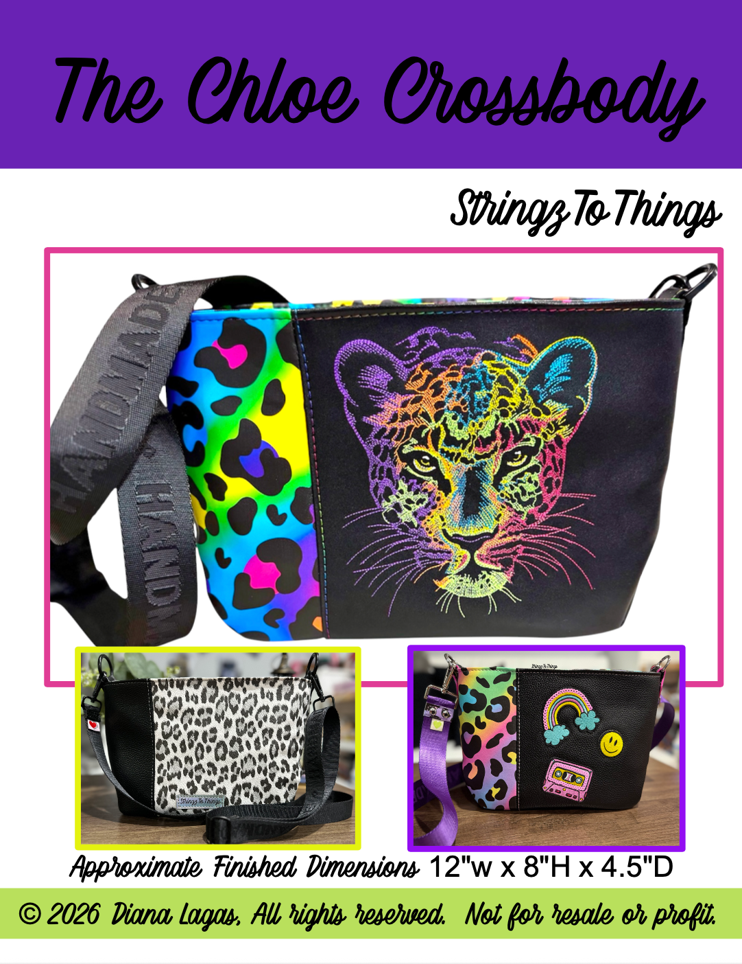 The Chloe Crossbody PDF Sewing Pattern