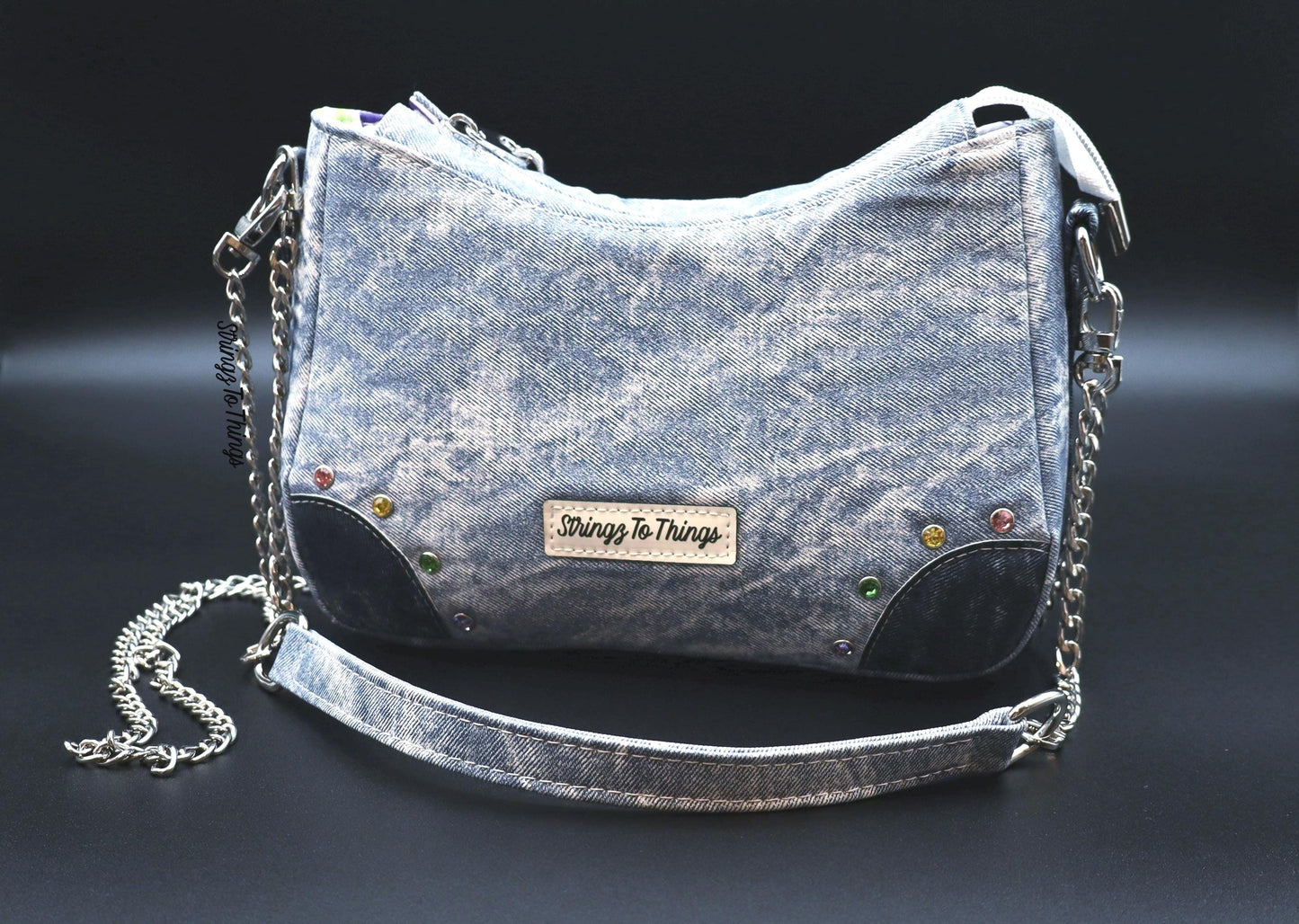 Annabelle Shoulder Bag/ Annabelle Crossbody Bag/ Denim Purse/ Shoulder Bag/ Crossbody Bag