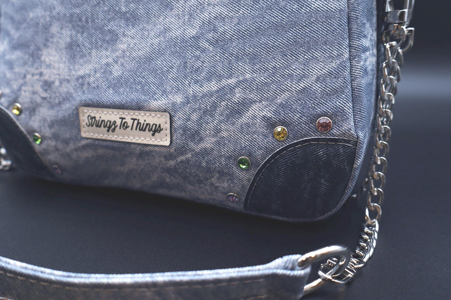 Annabelle Shoulder Bag/ Annabelle Crossbody Bag/ Denim Purse/ Shoulder Bag/ Crossbody Bag